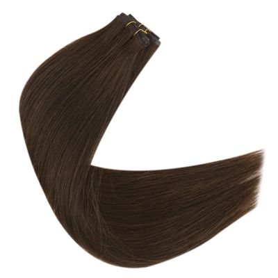 Cuticle Aligned Seamless PU Skin Weft Fast Shipping via FedEx / DHL / Aramex / TNT