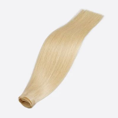 Double Drawn PU Skin Hair Weft in Straight Style with Different Colors and Pric