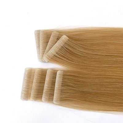 Cuticle Aligned Double Drawn Invisible Tape Hair Extensions for Full Payment