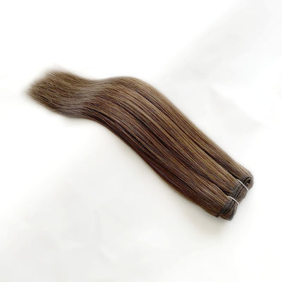 European Double Drawn Hair Weft Russian Double Weft Remy Ponytail Human Weft 100g/pack