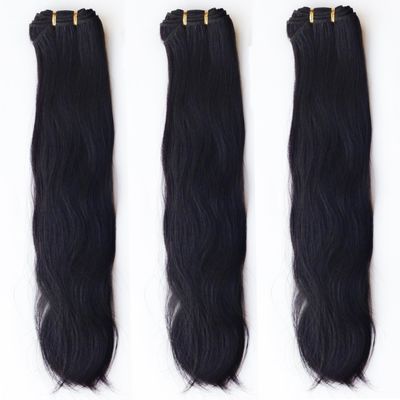 100g/pack Remy Hair Weft 100% Unprocessed Raw Indian Hair Cuticle Aligned Hair