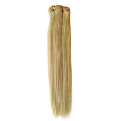 Double Drawn Hair Weft Russian Remy Hair Extensions Straight Style No Shedding