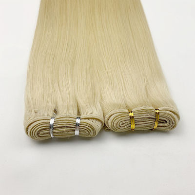 Double Drawn Hair Weft Russian Remy Hair Extensions Straight Style No Shedding