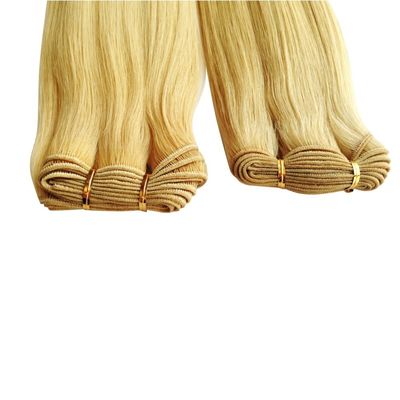 Double Drawn Hair Weft Russian Remy Hair Extensions Straight Style No Shedding