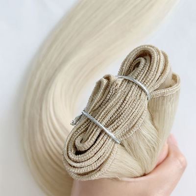 Double Drawn Hair Weft Russian Remy Hair Extensions Straight Style No Shedding
