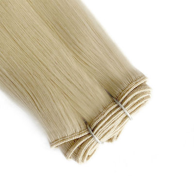 Double Drawn Hair Weft Russian Remy Hair Extensions Straight Style No Shedding