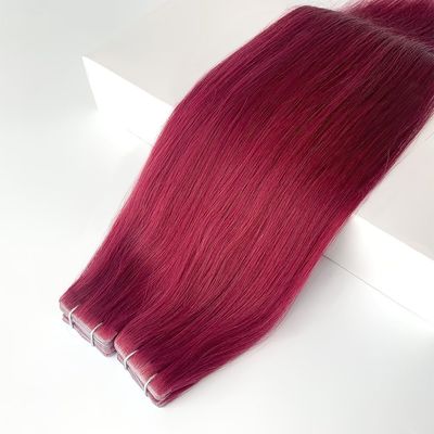European Double Drawn Russian Human Hair Tape Hair Extension Thick End Invisible 7.5*70cm