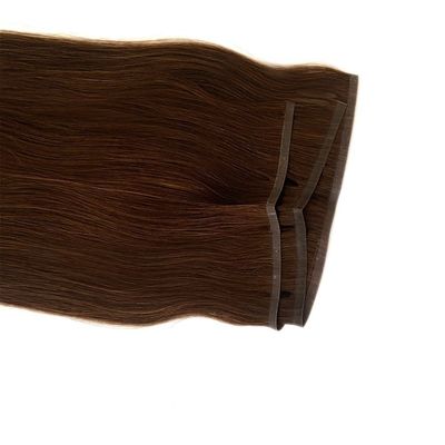 Muti Color Remy Hair Extensions 100% Peruvian Flat Weft Human Hair with Skin PU Weft