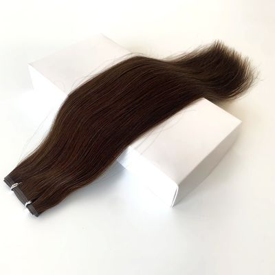 Muti Color Remy Hair Extensions 100% Peruvian Flat Weft Human Hair with Skin PU Weft