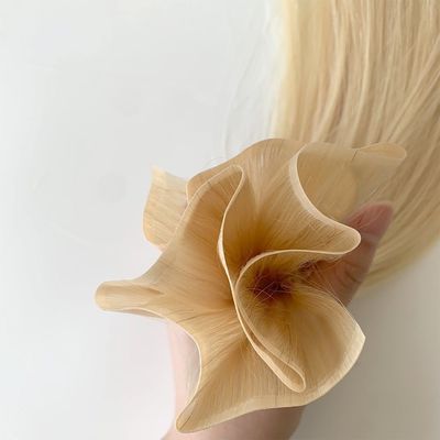 Small Hole PU Seamless Tape Hair Skin Weft Double Drawn Extensions 50cm Package Size