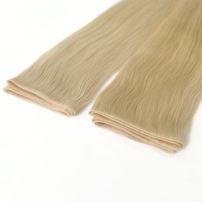 Design Customized PU Skin Hair Weft Hand Tied Mini Flat Weft for Salon Customization