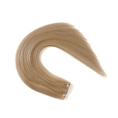 Full Payment Double Drawn Flat Track Russian Remy Human Hair Skin PU Weft Hair Extensions