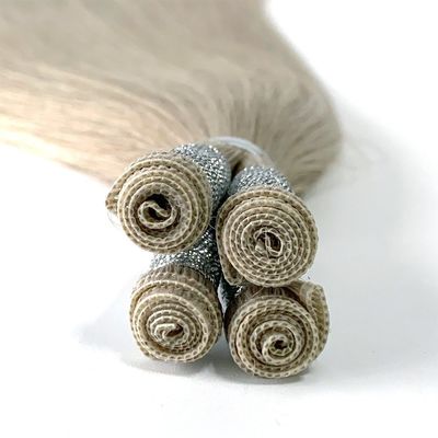100g/pack European Remy Human Hair Weft Extensions 13A Double Drawn Russian Genius