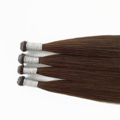 Straight Style Raw Indian Human Hair Extension US Genius Double Drawn One Donor Hair