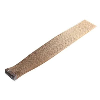 Full Cuticle Aligned Mini Tape Hair Extensions Double Drawn 613 Blonde 1*1 Size Small Tape