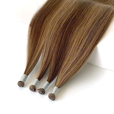 100% Virgin Human Hair Weaves Straight Cuticed Aligned Peruvian Hair Genius Weft