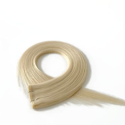 Estimated Delivery Time Double Drawn Brazilian Human Hair Flat Weft Extensions