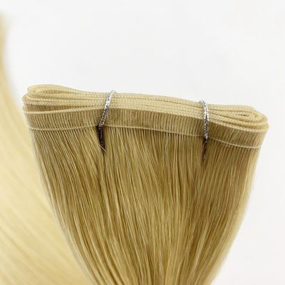 100 Human Hair Flat Hair Wefts Flatweft-231010 and Dyeable for Professional Dyeing