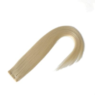 100g/pack Muti-Color Remy Human Hair Flat Weft Double Drawn Raw Hair