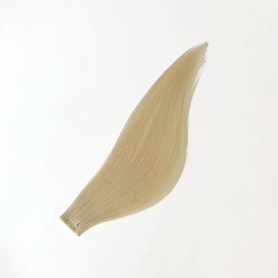 100g/pack Muti-Color Remy Human Hair Flat Weft Double Drawn Raw Hair