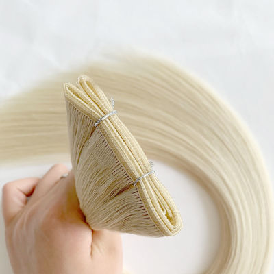 Remy Hair Invisible Flat Hair Weft for Natural-Looking Hair Extensions
