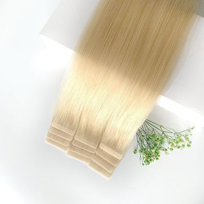 Double Drawn Blonde Human Tape Hair Extension Hair Vendors with Estimated Delivery Time
