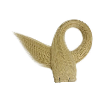 Hand-Tied Wefts Invisible Flat Weft Weave Human Hair Extensions Vendors with Shipping