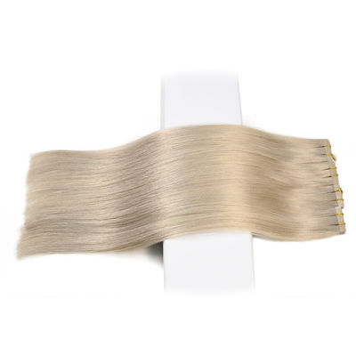 12A Russian Double Drawn Blond Tape Ins Raw Virgin Human Hair Extension for Benefit