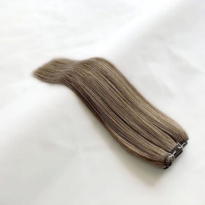 24 inch Customization Thin Soft Light Seamless Weft Remy 12A Grade Weft Hair Extensions
