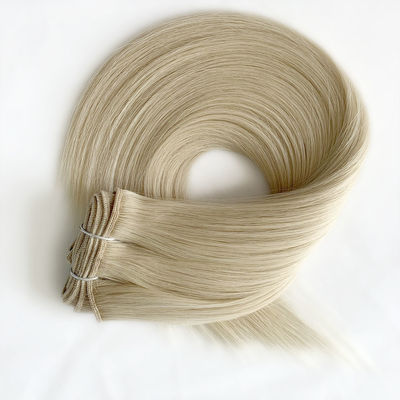 Double Drawn Blonde Remy Weft Human Hair Extensions Fast Shipping and Affordable Cost