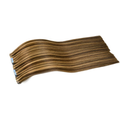 Full Cuticle 100 Virgin Remy Human Hair Tape Ins Extensions for Pre-Bonded Style Tape