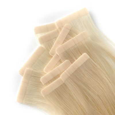 European Grade 12A Unprocessed Tape Ins Raw Double Drawn Virgin Remy 100 Human Hair Extension