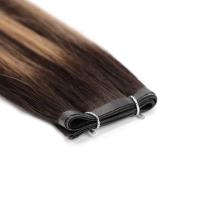 Natural and Streable Muti-Color Double Sided Skin Wefts Human Hair PU Hair Extensions