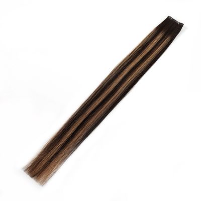 Natural and Streable Muti-Color Double Sided Skin Wefts Human Hair PU Hair Extensions