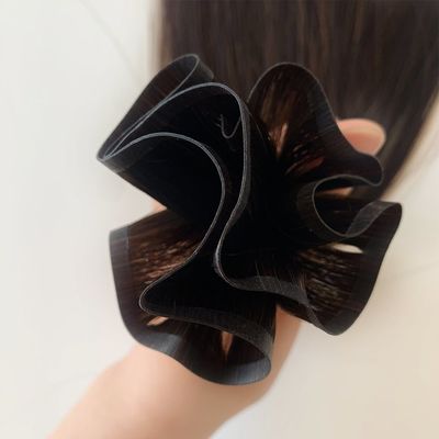 Double Drawn PU Skin Weft Seamless Hair Luxury Virgin Brazilian Human Hair for Demands