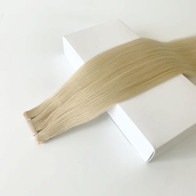 Remy Hair Skin Weft Seamless Double Drawn Cuticle Aligned Russian Weft Hair Extensions
