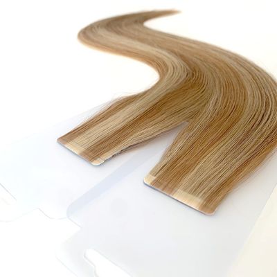 Customized Request Latest Design Slim Tape Double Drawn European Hair Remy Extensions