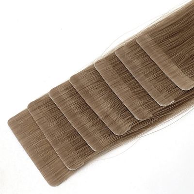 Human Hair Seamless Slim Tape Hair Extensions for 18 Months Life in Straight Style
