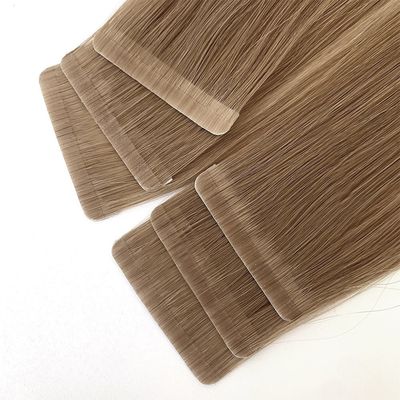 Human Hair Seamless Slim Tape Hair Extensions for 18 Months Life in Straight Style