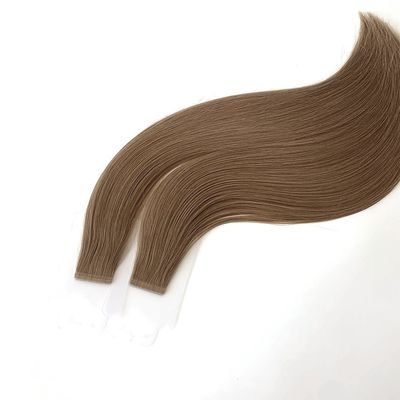 Human Hair Seamless Slim Tape Hair Extensions for 18 Months Life in Straight Style