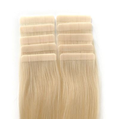 18 Inch Remy Russian Human Hair Tape in Hair Extensions Raw Hair for Customized Needs