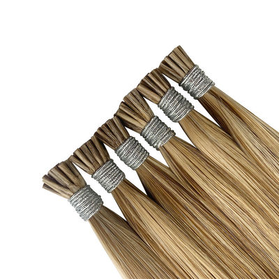 12-28 Inch Italian Beads Tip Double Drawn I Tip Remy Keratin Human Hair Extensions