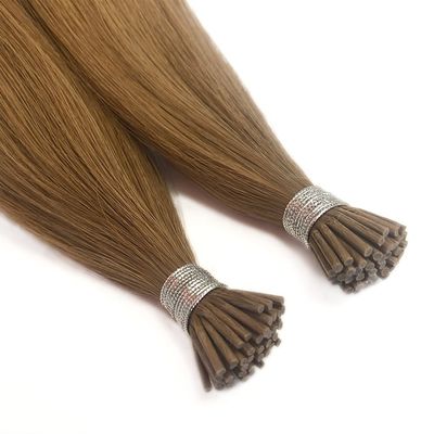 12-28 Inch Italian Beads Tip Double Drawn I Tip Remy Keratin Human Hair Extensions