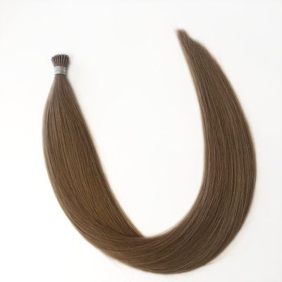 12-28 Inch Italian Beads Tip Double Drawn I Tip Remy Keratin Human Hair Extensions