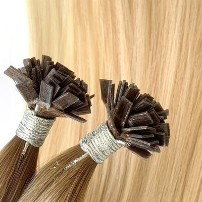 Shipping DHL 20-28 Inches Flat Tip Hair Extensions Double Drawnkeratin Straight Style