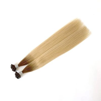 Flat-Tip Russian Hair Extensions Double Drawn Remy Hair U-Tip Pre-Bonded Keratin