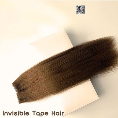 100% Remy Tape Hair Straight Brazalian Human Hair Extension 20inch Customized Request