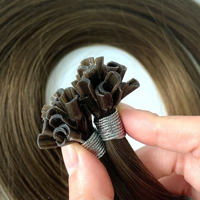 Muti-Color 100% Virgin Human Hair Double Drawn Raw U Tip Hair Extensions Flat-Tip Tips