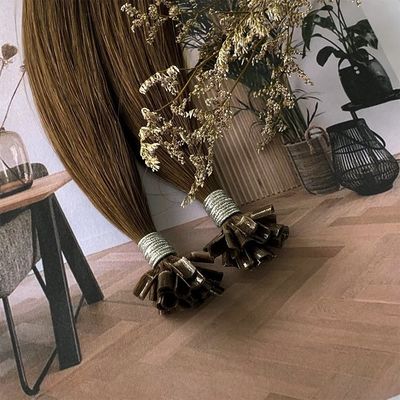 Muti-Color 100% Virgin Human Hair Double Drawn Raw U Tip Hair Extensions Flat-Tip Tips