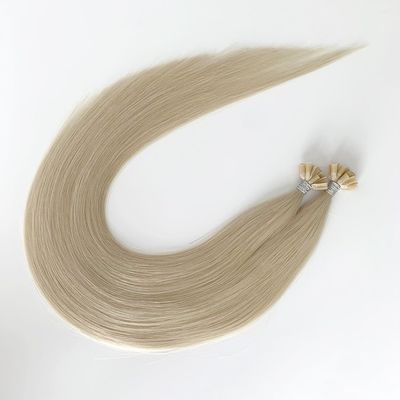 Double Drawn Italian Prebonded Human Hair Extensions I Tip U Tip Professional Grade